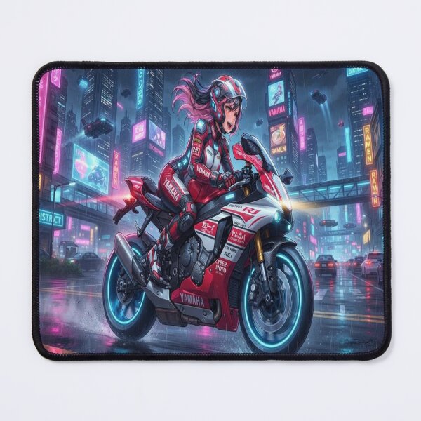 Item preview, Neo Tokyo Cyberpunk Motorcycle Ride designed and sold by JMAVILA ART.