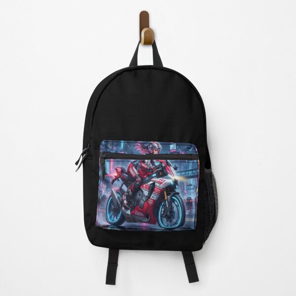 Item preview, Neo Tokyo Cyberpunk Motorcycle Ride designed and sold by JMAVILA ART.