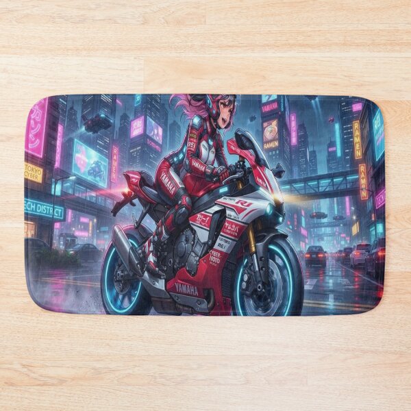 Item preview, Neo Tokyo Cyberpunk Motorcycle Ride designed and sold by JMAVILA ART.