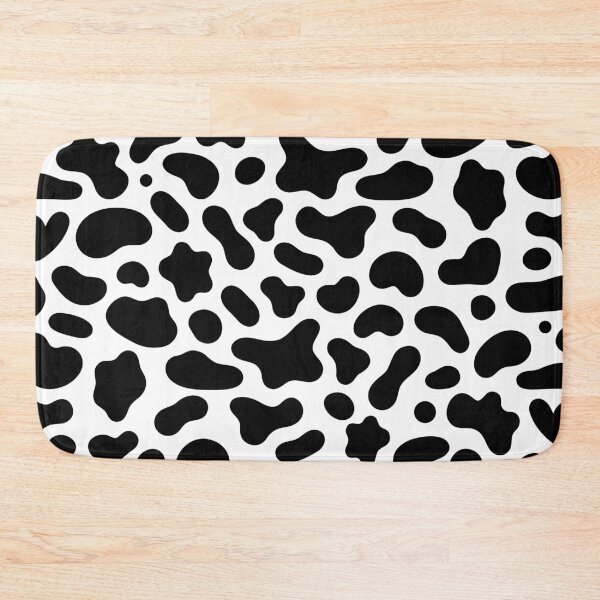 Item preview, Black White Cow Print Pattern designed and sold by teeperfect.