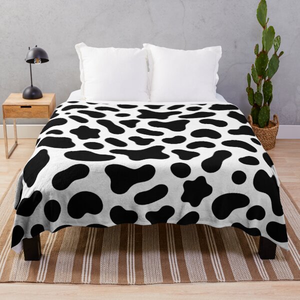 Item preview, Black White Cow Print Pattern designed and sold by teeperfect.