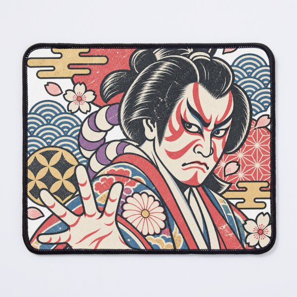 Item preview, Vintage Kabuki — Japanese Theater Retro Art designed and sold by アミヤジャ.
