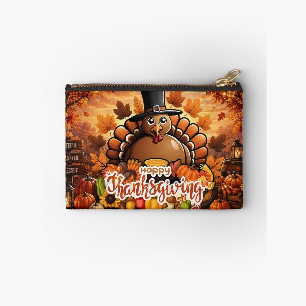 Item preview, Happy Thanksgiving Turkey Autumn Harvest Celebration designed and sold by Fei Long Design Hub.