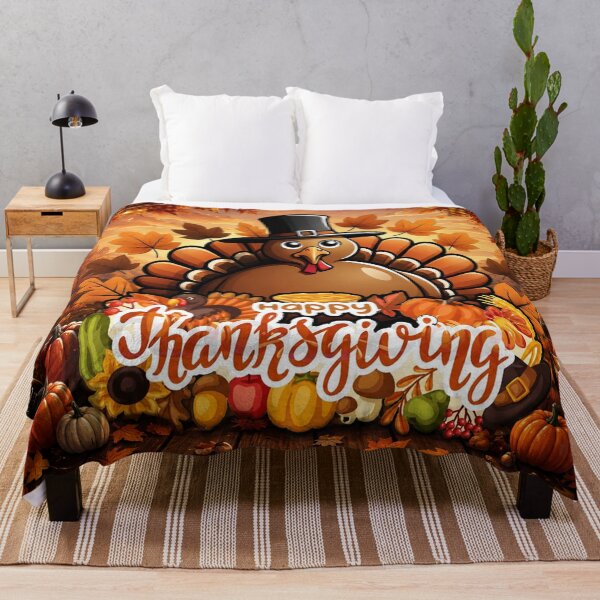 Item preview, Happy Thanksgiving Turkey Autumn Harvest Celebration designed and sold by Fei Long Design Hub.