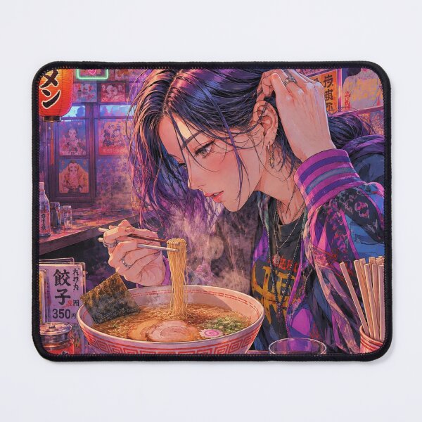 Item preview, Neon Ramen Nights – Retro Tokyo Slurp designed and sold by アミヤジャ.