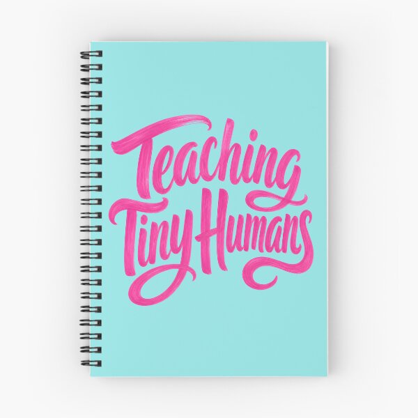 Item preview, Teaching Tiny Humans - Cute Pink Teacher Quote designed and sold by Graphic Vibe Designs.