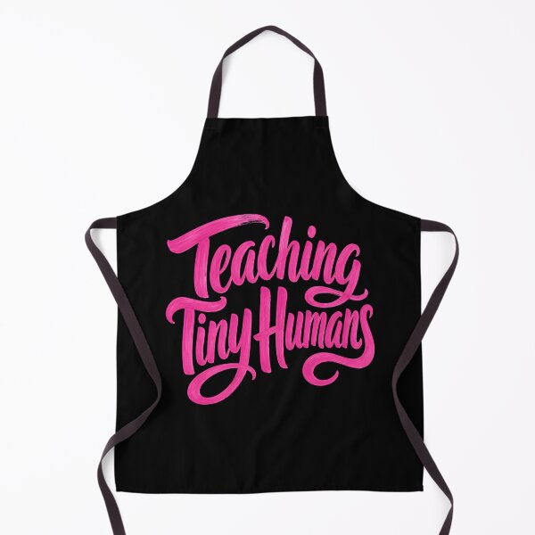 Item preview, Teaching Tiny Humans - Cute Pink Teacher Quote designed and sold by Graphic Vibe Designs.