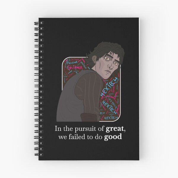 Item preview, Arcane Viktor Quote | Hextech & Shimmer Portrait Graphic Art designed and sold by qfa Originals.