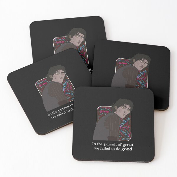 Item preview, Arcane Viktor Quote | Hextech & Shimmer Portrait Graphic Art designed and sold by qfa Originals.