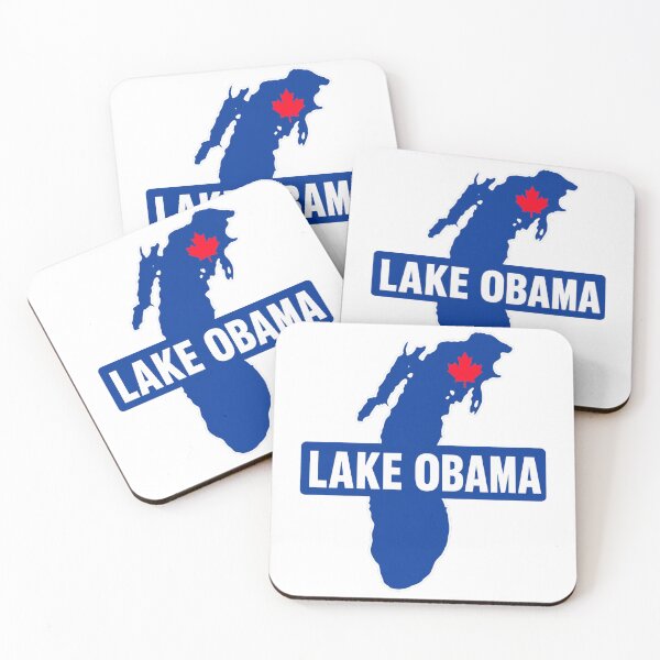 Item preview, Lake Obama Canadian Maple Leaf Map designed and sold by KireVeronica.