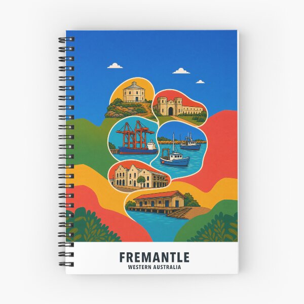 Item preview, Fremantle Round House Prison and Working Port designed and sold by Print My Town.
