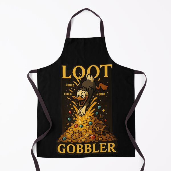 Item preview, Loot Gobbler Treasure Hoarding Duck Design designed and sold by TeeTimeTreasure.