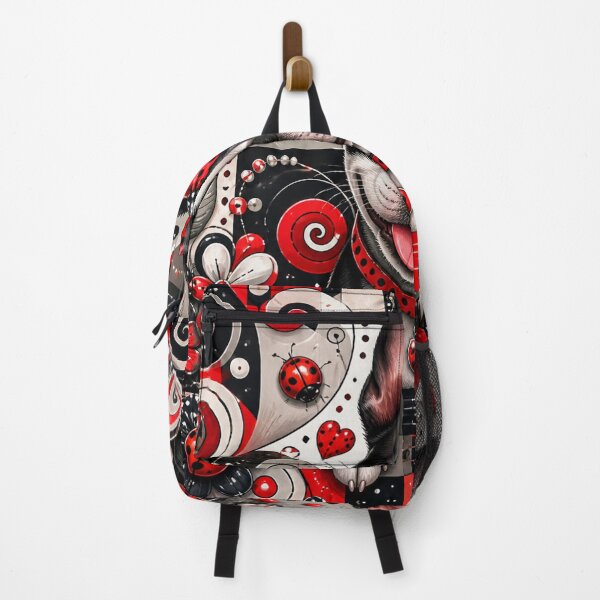 Item preview, Playful Boston Terrier Dog with Ladybugs designed and sold by Wags & Tails.