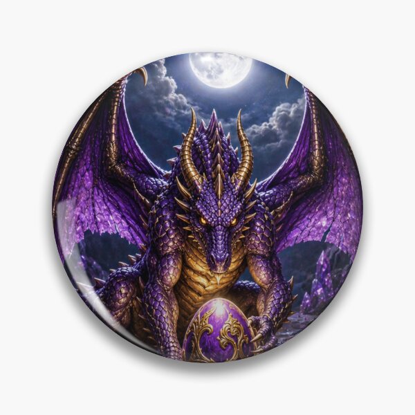 Item preview, Purple Dragon with Egg designed and sold by Jaenne.studio.