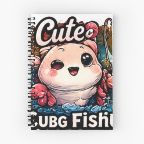 Item preview, Cute CUBG FishU Kawaii Pink Fish Character Art Sticker designed and sold by GUINewAlex.