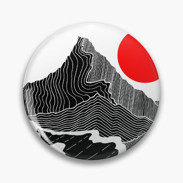 Item preview, Line mountain waves designed and sold by Swadeillustrations.