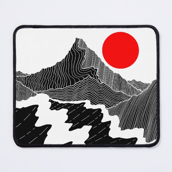 Item preview, Line mountain waves designed and sold by Swadeillustrations.