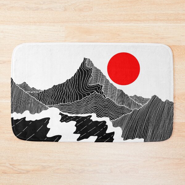 Item preview, Line mountain waves designed and sold by Swadeillustrations.