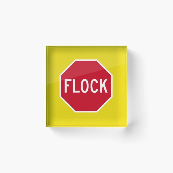 Item preview, Stop Flock (Word) designed and sold by Karate Octopus.