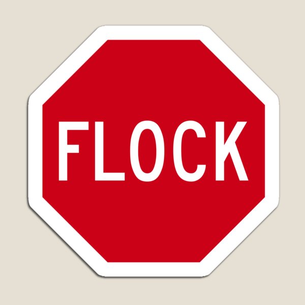 Item preview, Stop Flock (Word) designed and sold by Karate Octopus.