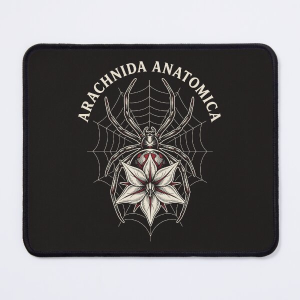 Item preview, Arachnida Anatomica - Botanical Line Art Dark Cottagecore designed and sold by SplashTastic.