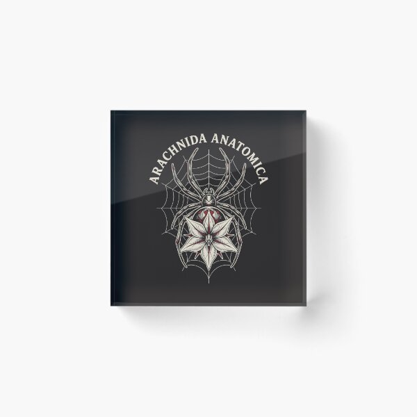 Item preview, Arachnida Anatomica - Botanical Line Art Dark Cottagecore designed and sold by SplashTastic.