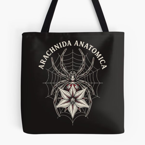 Item preview, Arachnida Anatomica - Botanical Line Art Dark Cottagecore designed and sold by SplashTastic.