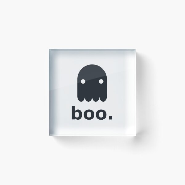 Item preview, Boo - Cute Minimalist Ghost Halloween designed and sold by cozycrowstudio.