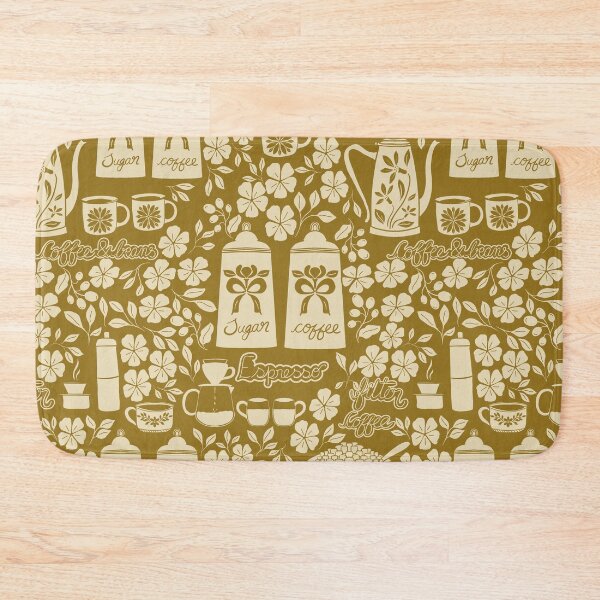 Item preview, Coffee cups , coffee pots, espresso, coffee beans - Vintage Coffee Shop designed and sold by DColourMuse.