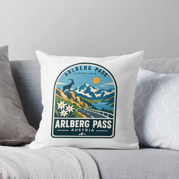 Item preview, Arlberg Pass Elevation 1,793 M Austria Mountain Hiking Travel Souvenir designed and sold by Simsimah26Parks.