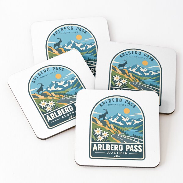 Item preview, Arlberg Pass Elevation 1,793 M Austria Mountain Hiking Travel Souvenir designed and sold by Simsimah26Parks.