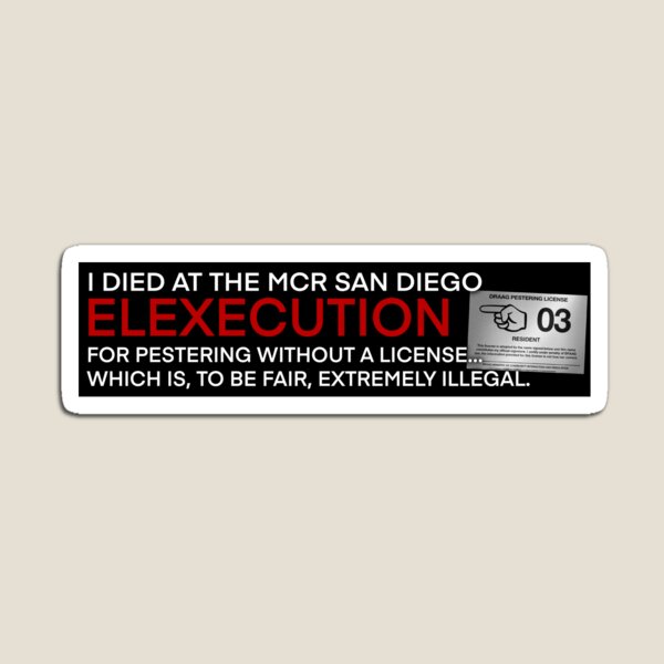 Item preview, San Diego Elexecution designed and sold by whatpetewants.