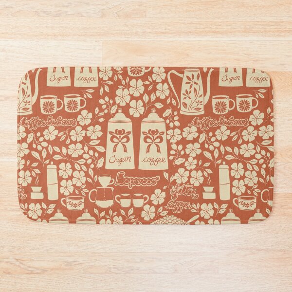 Item preview, Coffee cups , coffee pots, espresso, coffee beans - Vintage Coffee Shop designed and sold by DColourMuse.