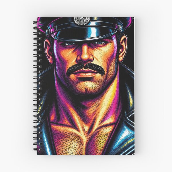 Item preview, Color Pop Gay Leather Daddy Copped Art Design designed and sold by ItsAKinkThing.