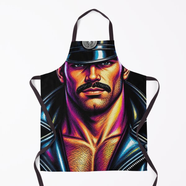 Item preview, Color Pop Gay Leather Daddy Copped Art Design designed and sold by ItsAKinkThing.