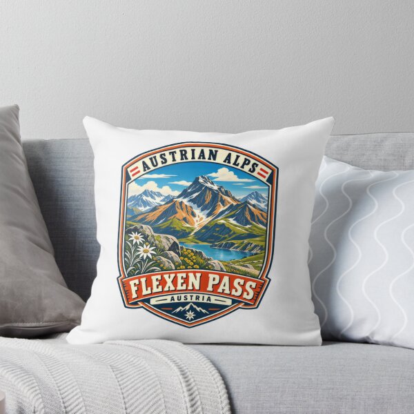Item preview, Austrian Alps Flexen Pass Austria Travel Souvenir Hiker Mountain designed and sold by Simsimah26Parks.