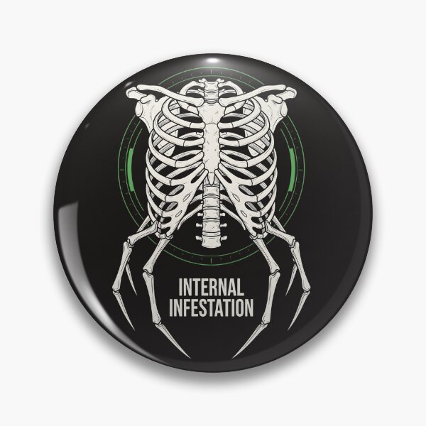 Item preview, Internal Infestation - Cyberpunk Techwear Dark Anatomy Graphic designed and sold by SplashTastic.