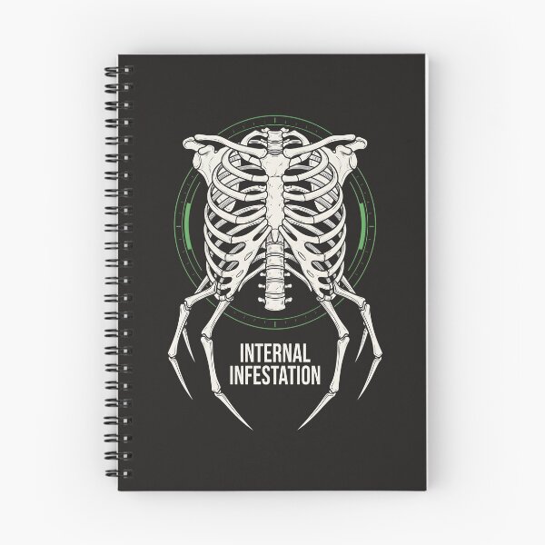 Item preview, Internal Infestation - Cyberpunk Techwear Dark Anatomy Graphic designed and sold by SplashTastic.