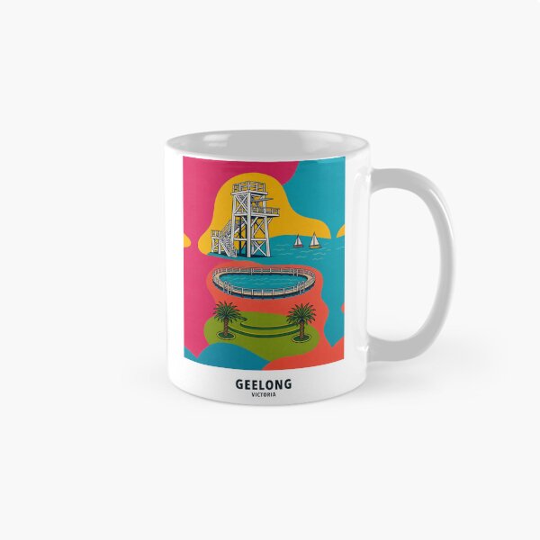 Item preview, Geelong Eastern Beach Sea Baths and Corio Bay designed and sold by Print My Town.