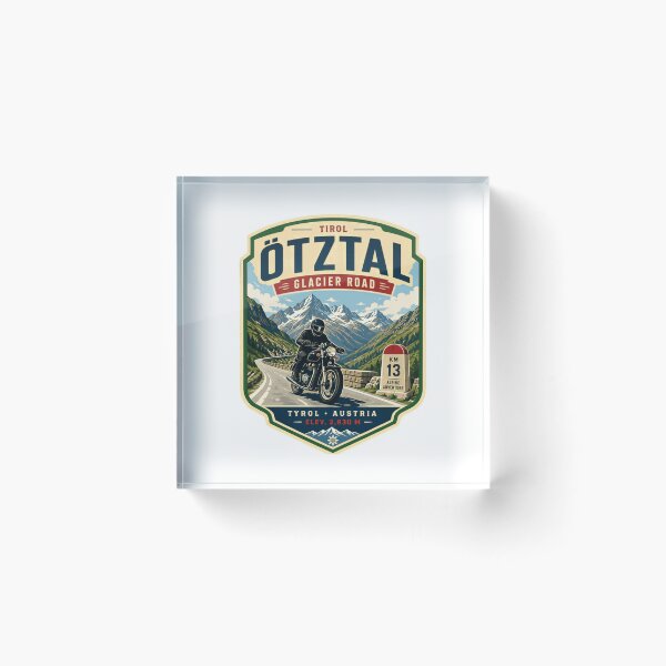 Item preview, Ötztal Glacier Road Tirol Austria Alpine Adventure Motorcycle Travel designed and sold by Star3NowForMe.