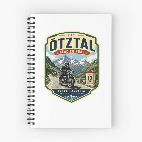 Item preview, Ötztal Glacier Road Tirol Austria Alpine Adventure Motorcycle Travel designed and sold by Star3NowForMe.