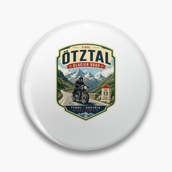 Item preview, Ötztal Glacier Road Tirol Austria Alpine Adventure Motorcycle Travel designed and sold by Star3NowForMe.
