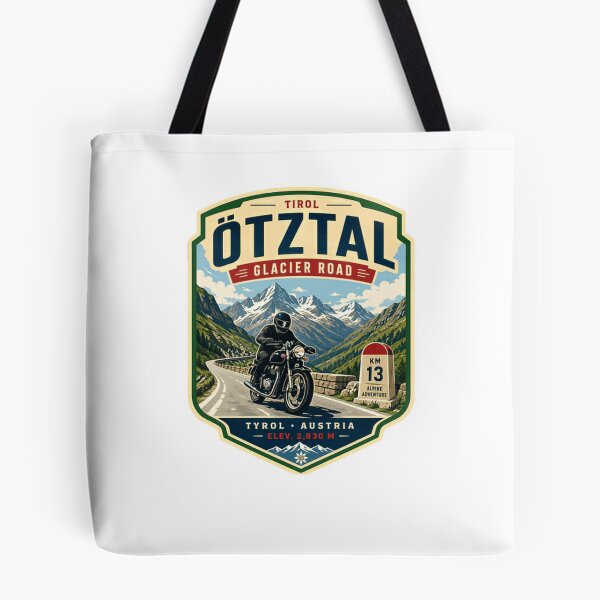 Item preview, Ötztal Glacier Road Tirol Austria Alpine Adventure Motorcycle Travel designed and sold by Star3NowForMe.