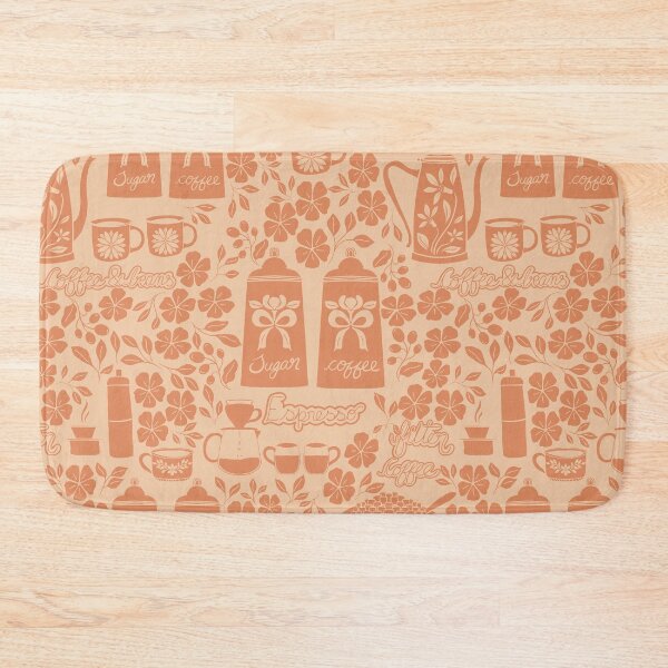Item preview, Coffee cups , coffee pots, espresso, coffee beans - Vintage Coffee Shop designed and sold by DColourMuse.