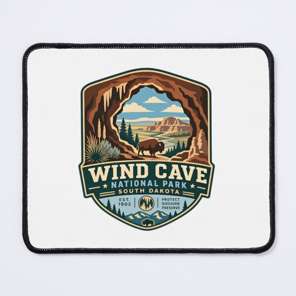 Item preview, Wind Cave National Park South Dakota Travel Explore Outdoors designed and sold by Simsimah26Parks.