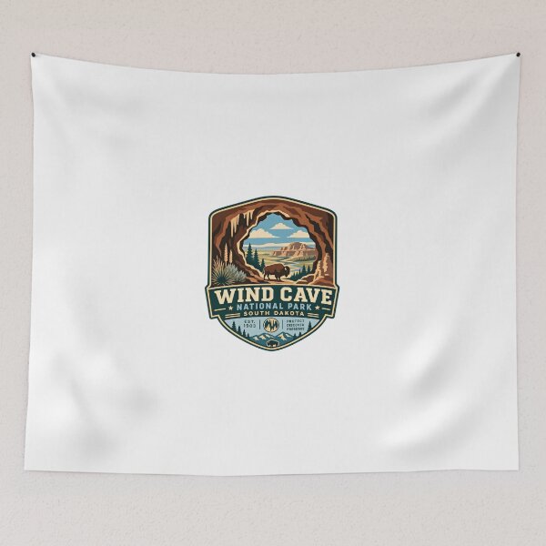Item preview, Wind Cave National Park South Dakota Travel Explore Outdoors designed and sold by Simsimah26Parks.