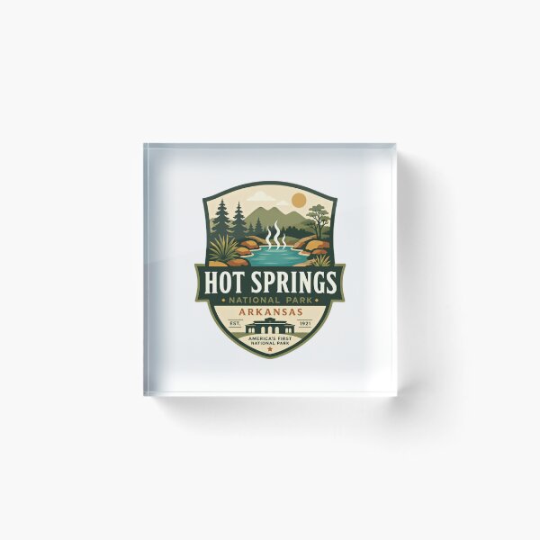 Item preview, Hot Springs National Park Arkansas Est. 1921 America's First National Park Travel Souvenir United States designed and sold by Star3NowForMe.