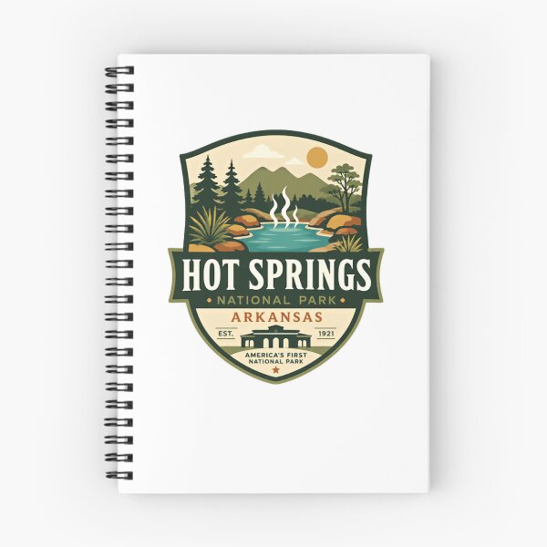 Item preview, Hot Springs National Park Arkansas Est. 1921 America's First National Park Travel Souvenir United States designed and sold by Star3NowForMe.