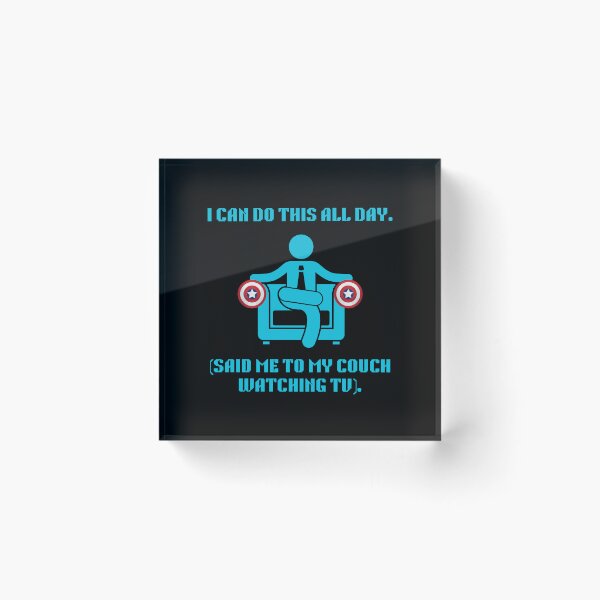 Item preview, I Can Do This All Day Couch Funny Movie Parody designed and sold by Mircea786.