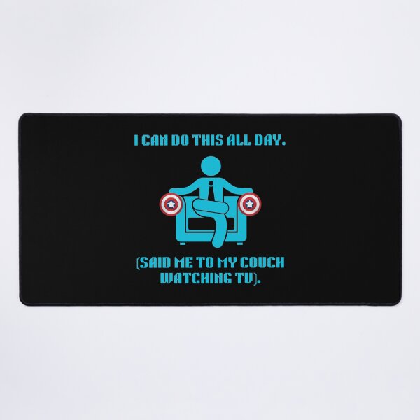 Item preview, I Can Do This All Day Couch Funny Movie Parody designed and sold by Mircea786.